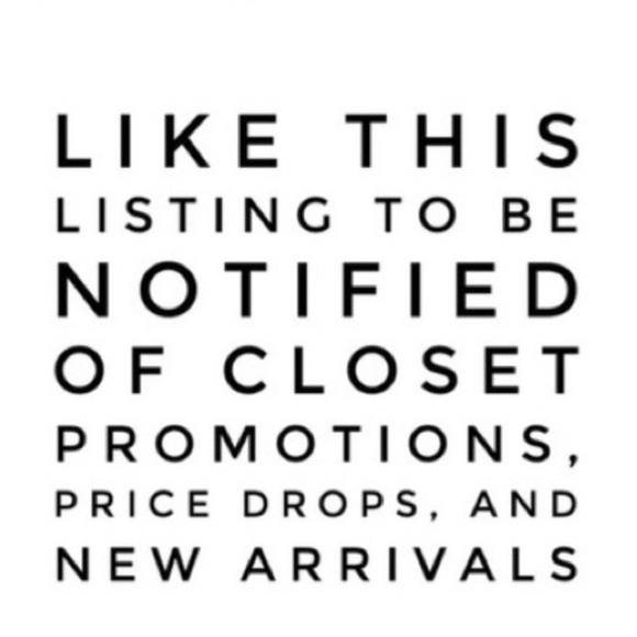 Hi Posh Pal 🙂 Like my listing to easily shop my closet at a future time. - Picture 3 of 4